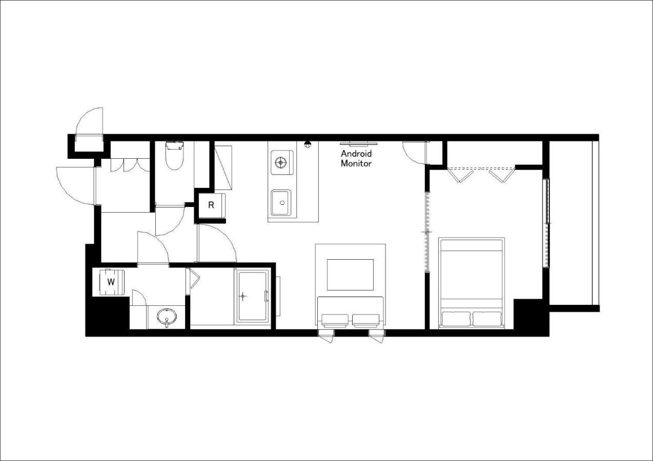 Alterna Kuramae Apartment Tokyo Exterior photo